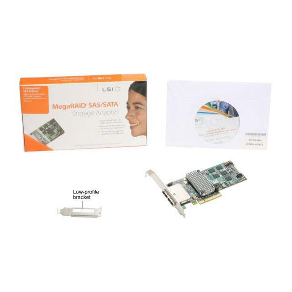 LSI LSI00205 MegaRAID 9280-8E 6GB/s PCIe SAS RAID Controller Card